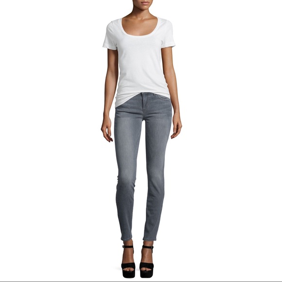 Joe's Jeans Hello Icon Grey Ashlie Skinny Jeans - Picture 4 of 15